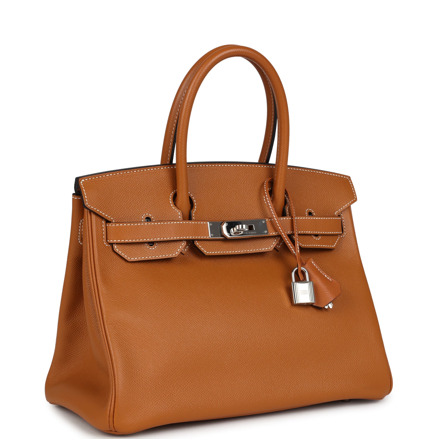 Hermes Birkin 30 Toffee Epsom Palladium Hardware
