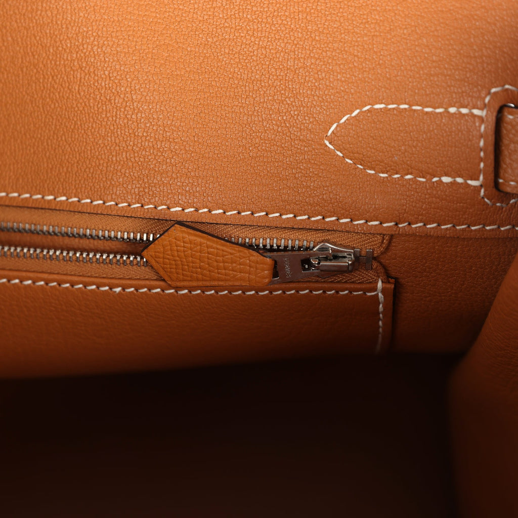 Hermes Birkin 30 Toffee Epsom Palladium Hardware
