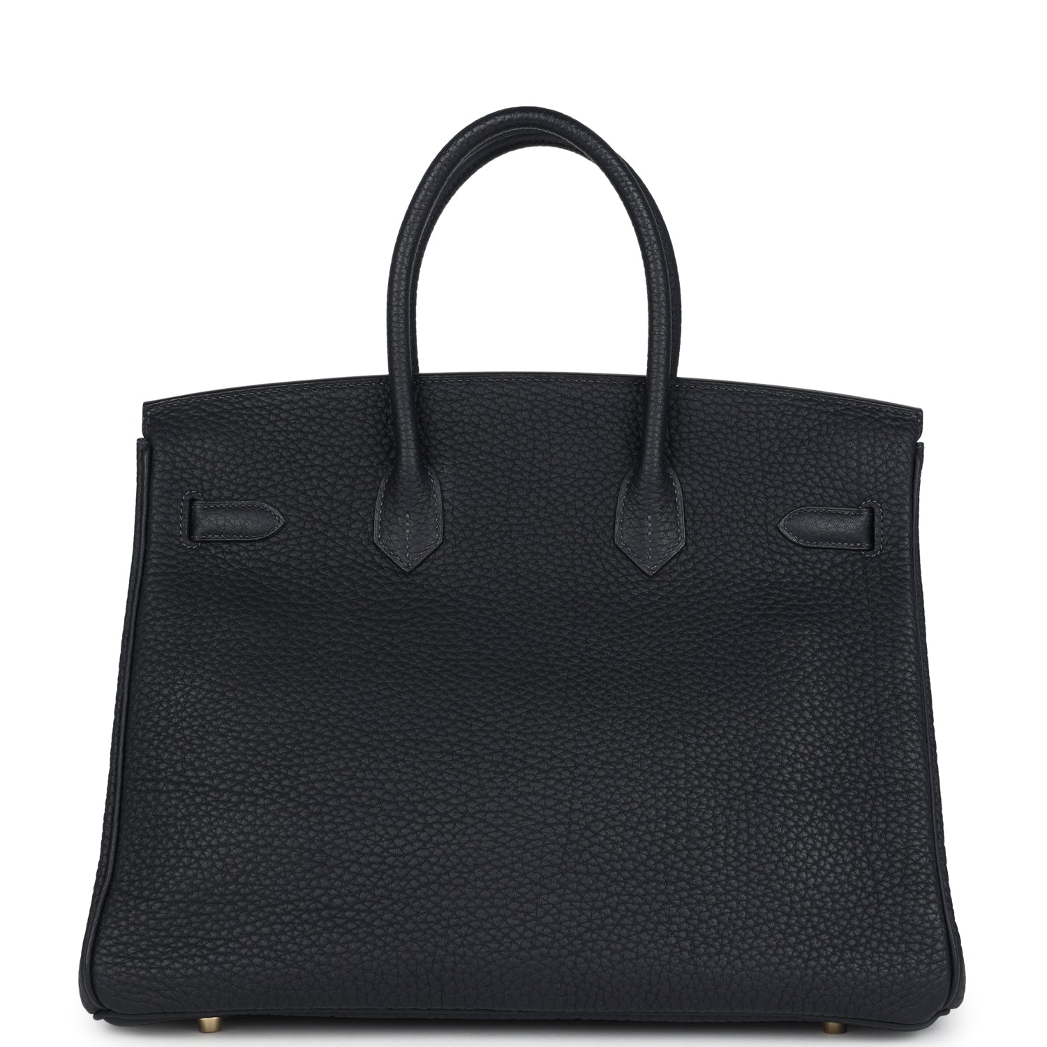 Hermes Birkin 35 Black Fjord Gold Hardware
