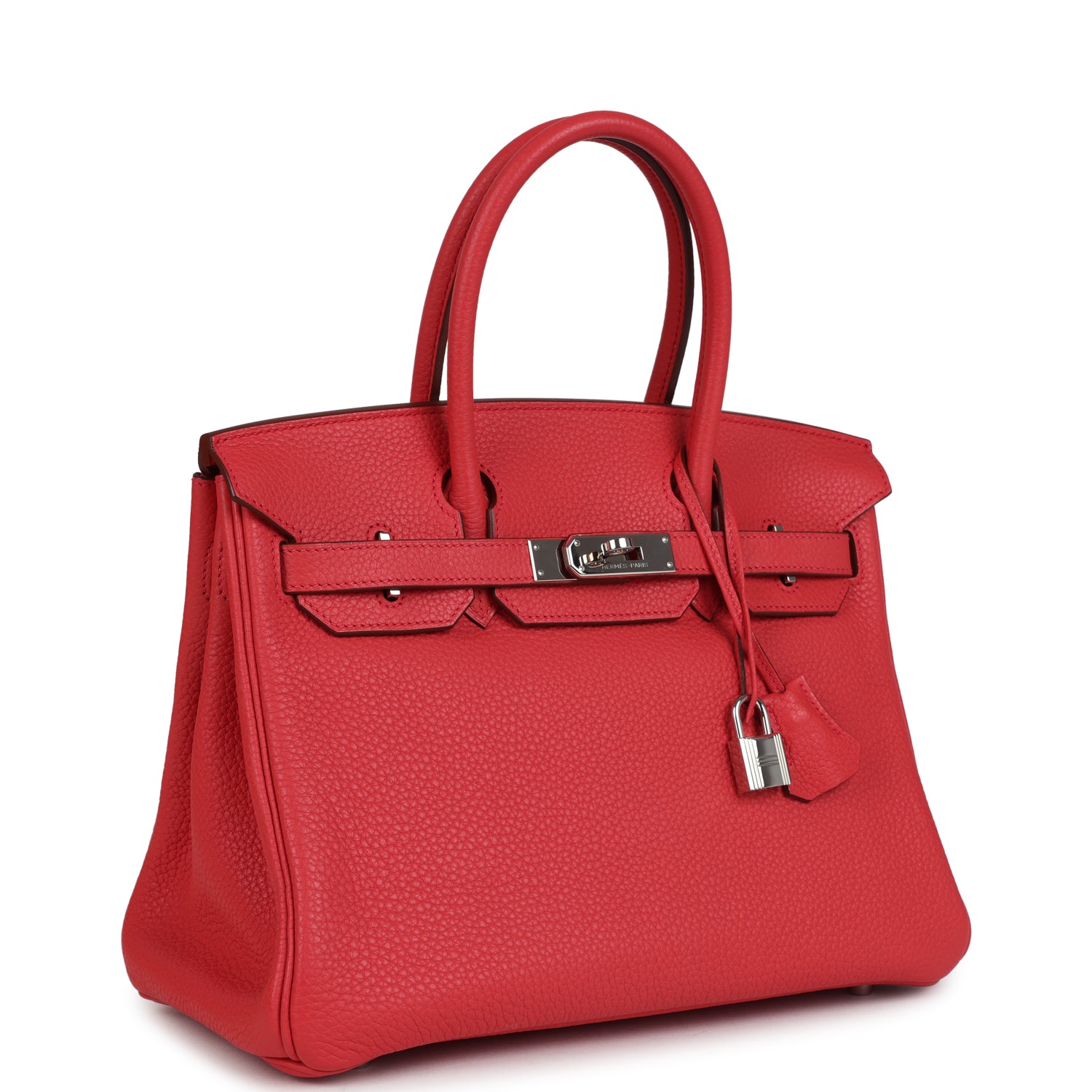 New Hermes Birkin 30 Bougainvillea Clemence Palladium Hardware