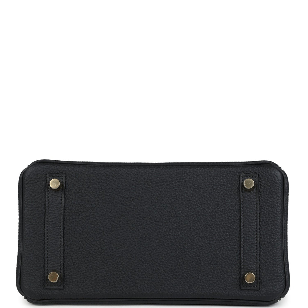 Hermes Birkin 25 Black Togo Gold Hardware