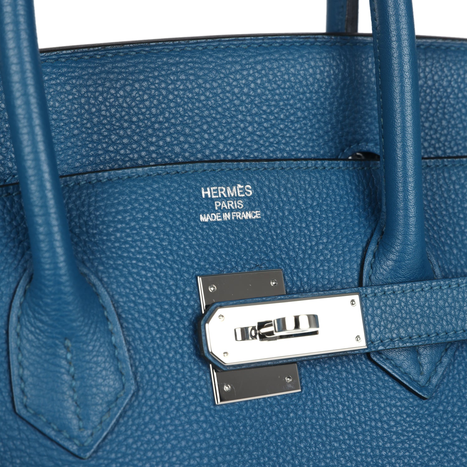 New Hermes Birkin 35 Bleu de Galice Togo Palladium Hardware