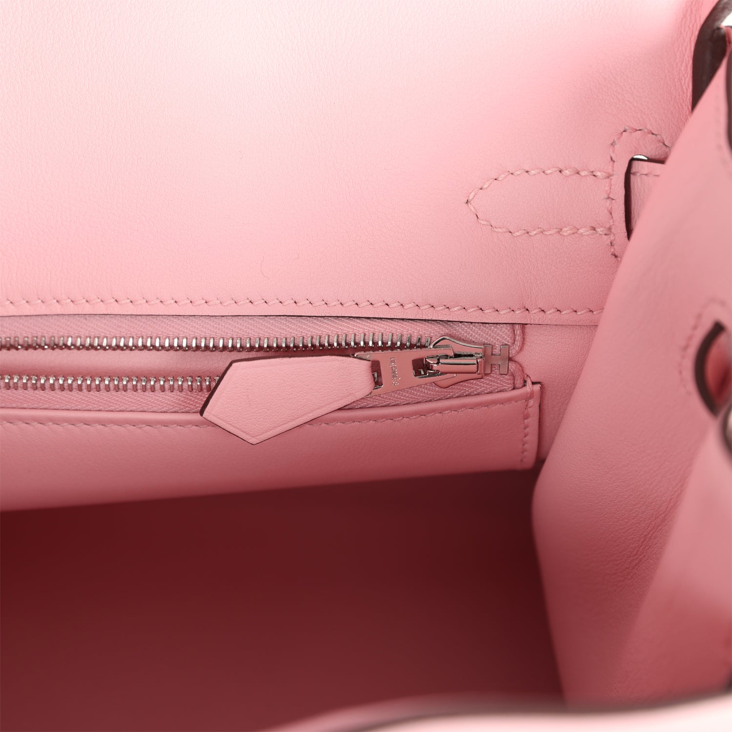 Hermes Birkin 25 Rose Sakura Swift Palladium Hardware