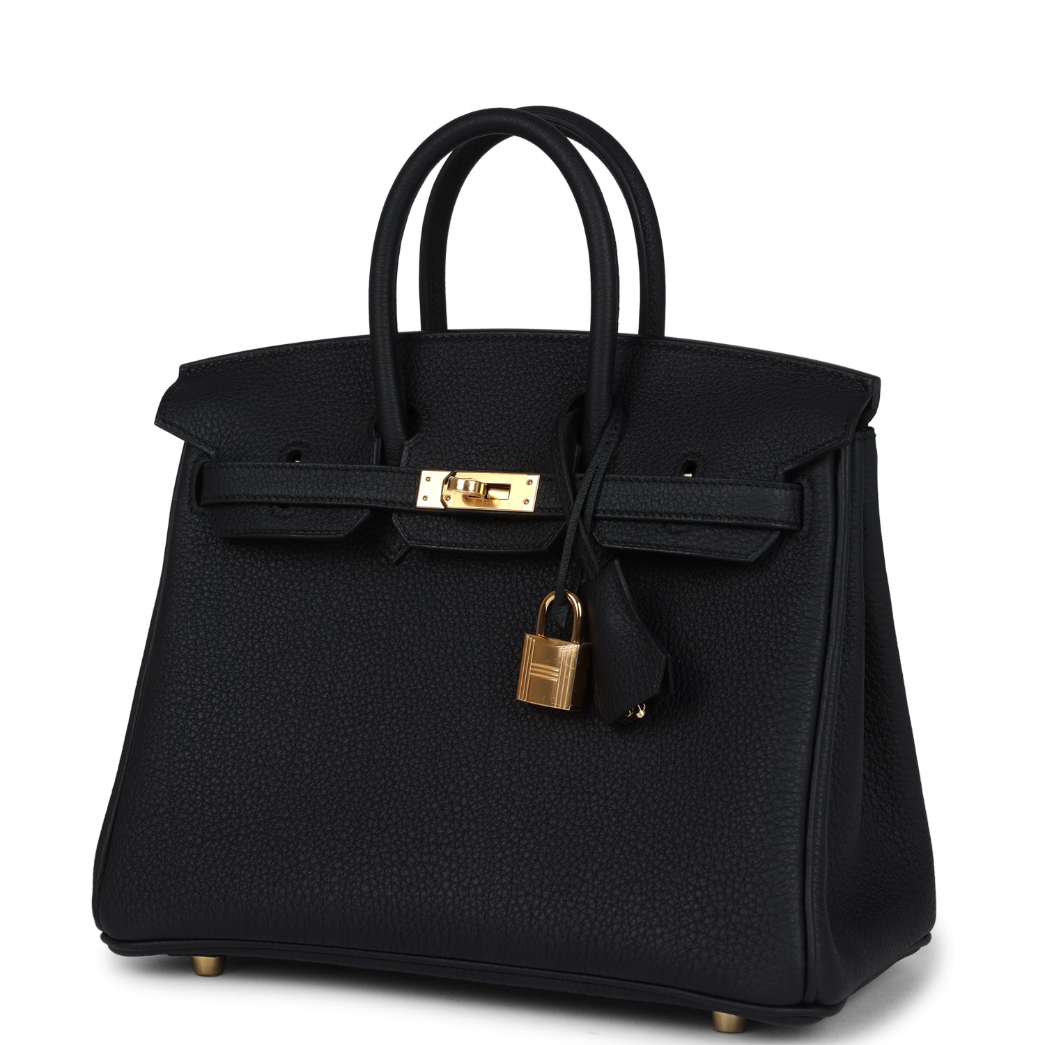 Hermes Birkin 25 Black Togo Gold Hardware