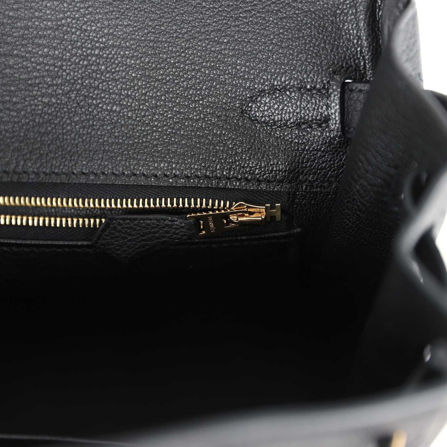 Hermes Birkin 25 Black Togo Gold Hardware