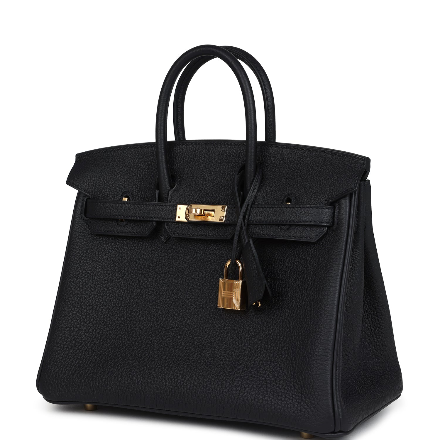 Hermes Birkin 25 Black Togo Gold Hardware