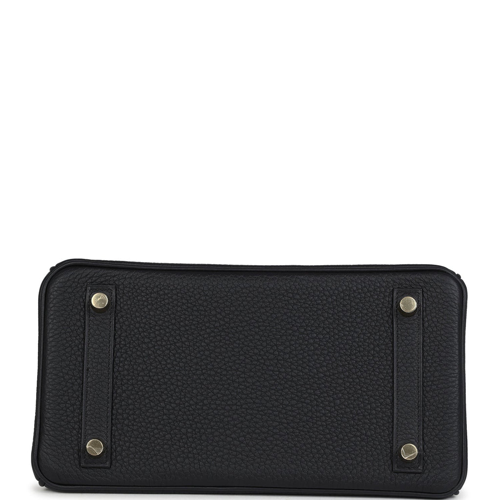 Hermes Birkin 25 Black Togo Gold Hardware