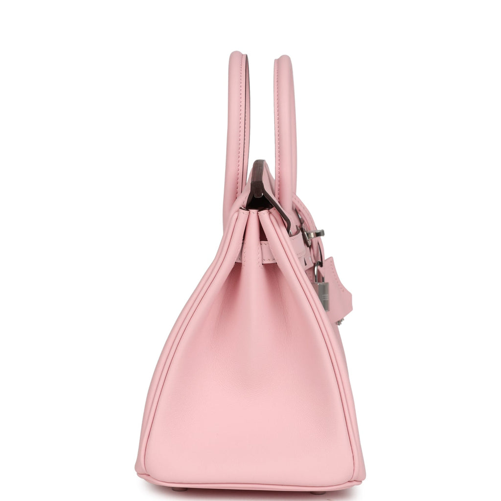 Hermes Birkin 25 Rose Sakura Swift Palladium Hardware