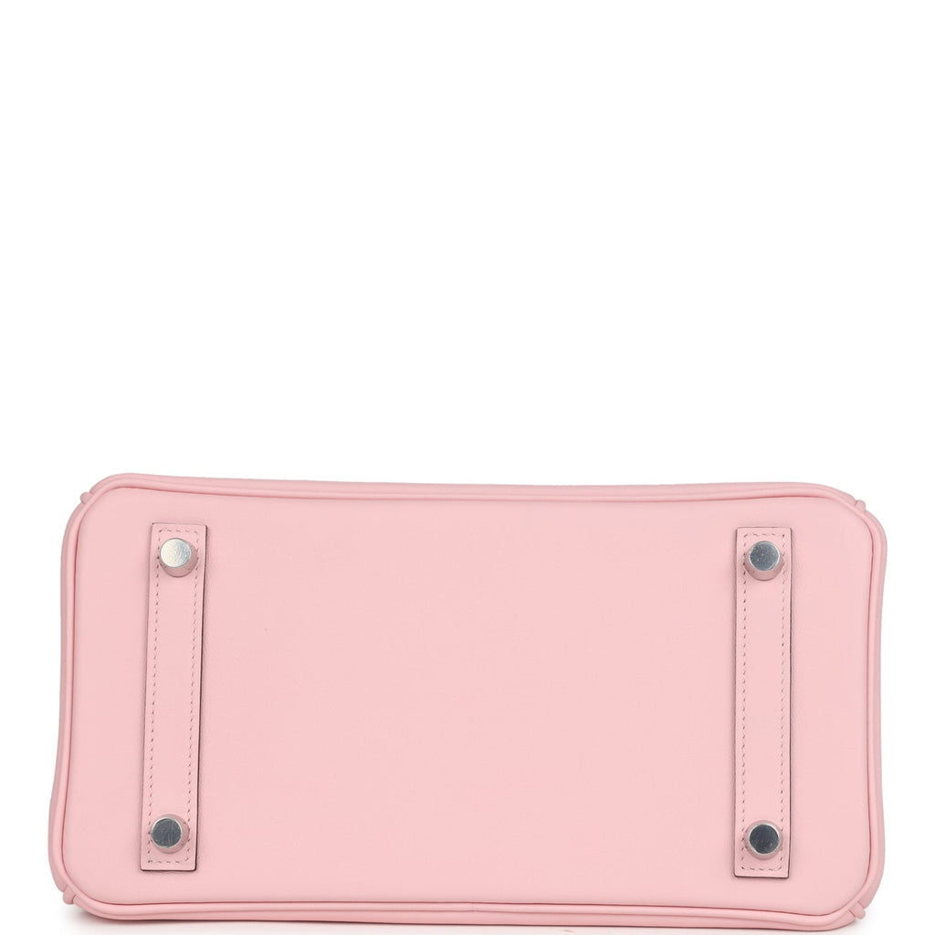Hermes Birkin 25 Rose Sakura Swift Palladium Hardware