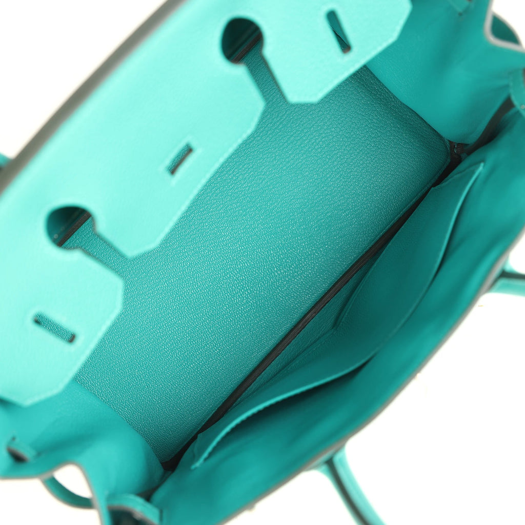 Hermes Birkin 30 Vert Verone Togo Palladium Hardware