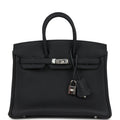 Hermes Birkin 25 Black Togo Palladium Hardware
