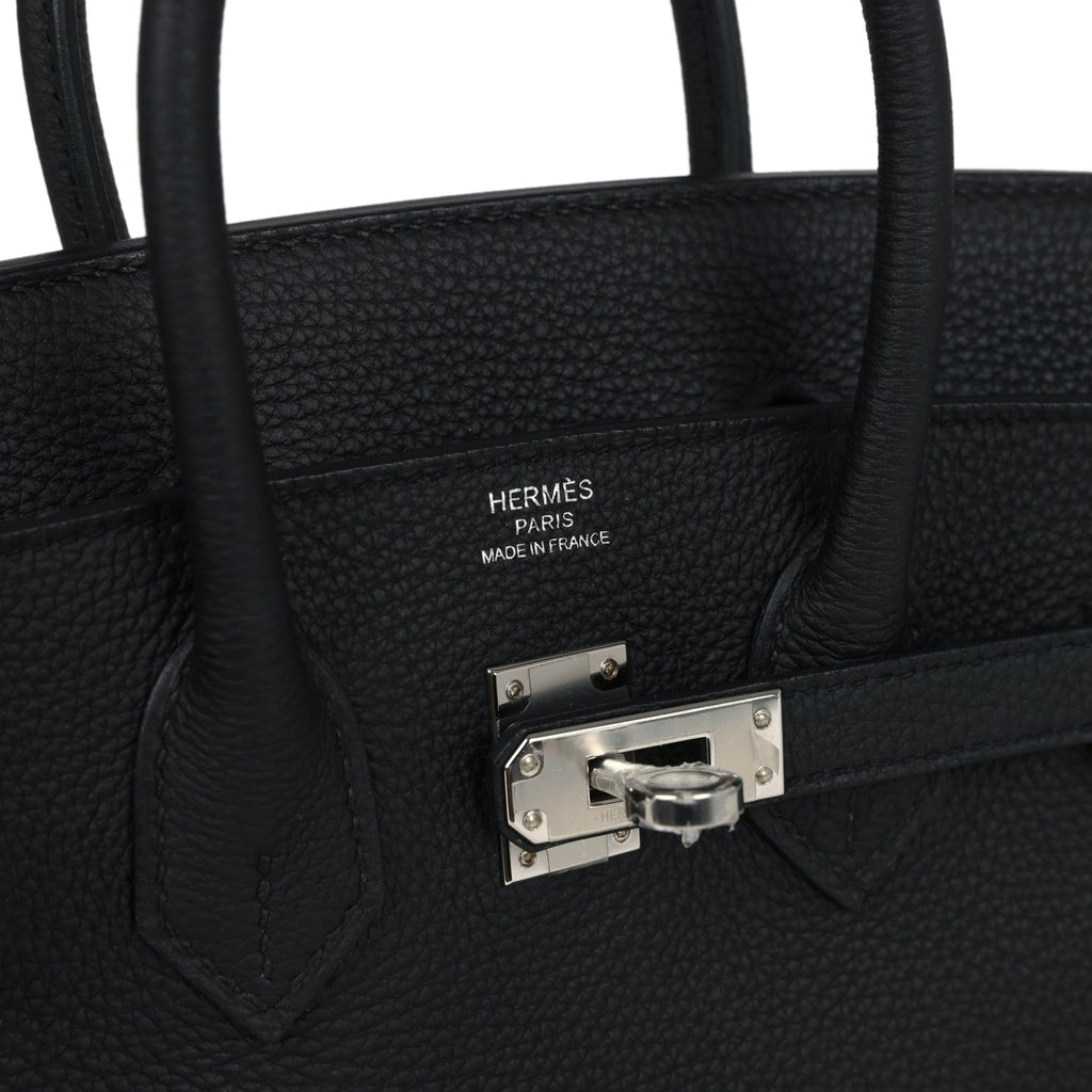 Hermes Birkin 25 Black Togo Palladium Hardware