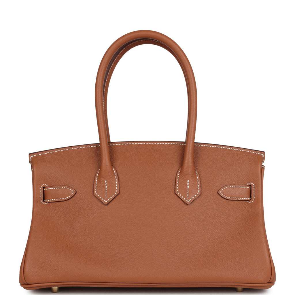 Hermes Shoulder Birkin Light 29 Gold Evercolor Gold Hardware