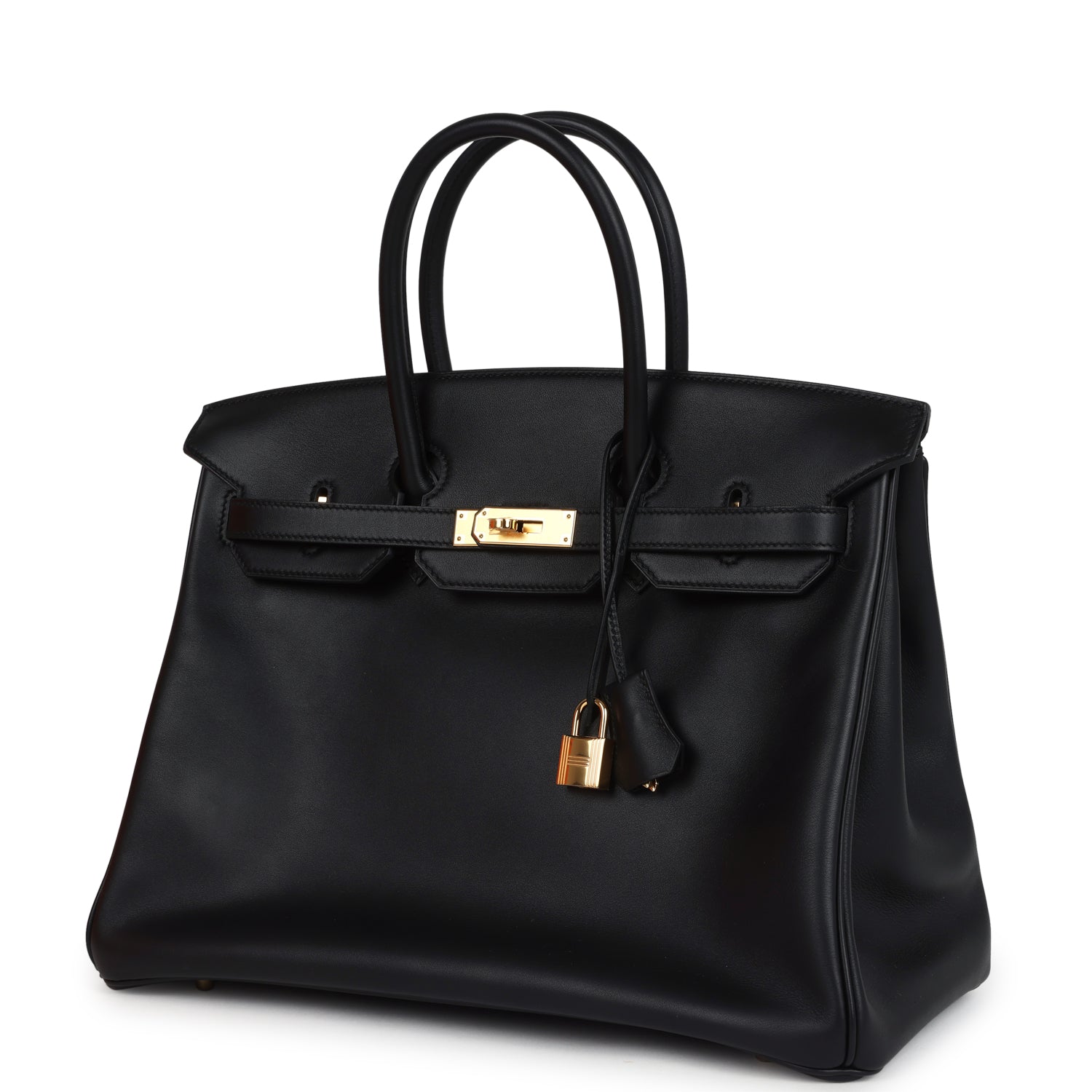 Hermes Birkin 35 Black Jonathan Gold Hardware