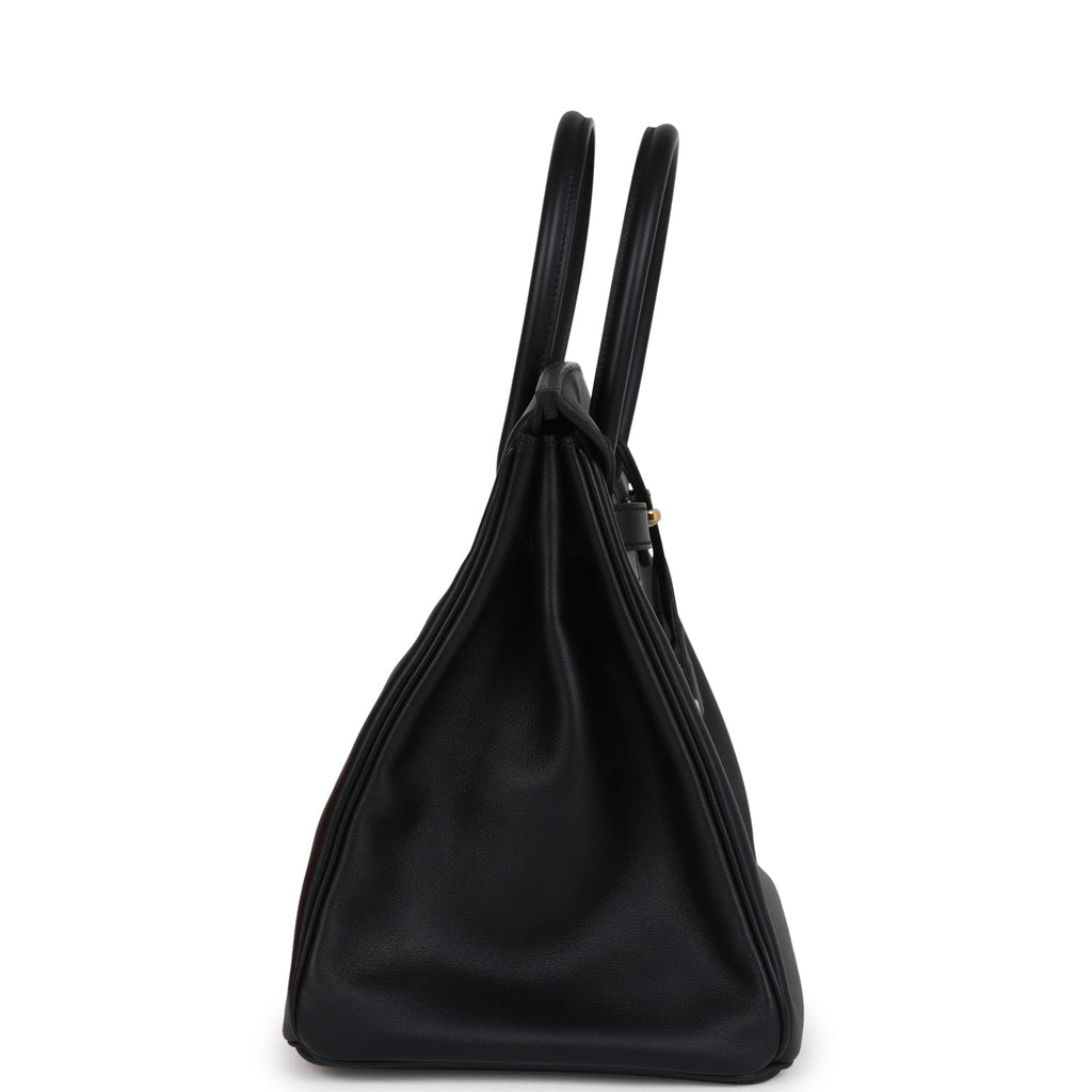 Hermes Birkin 35 Black Jonathan Gold Hardware