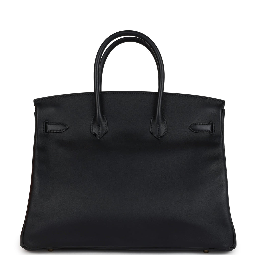 Hermes Birkin 35 Black Jonathan Gold Hardware