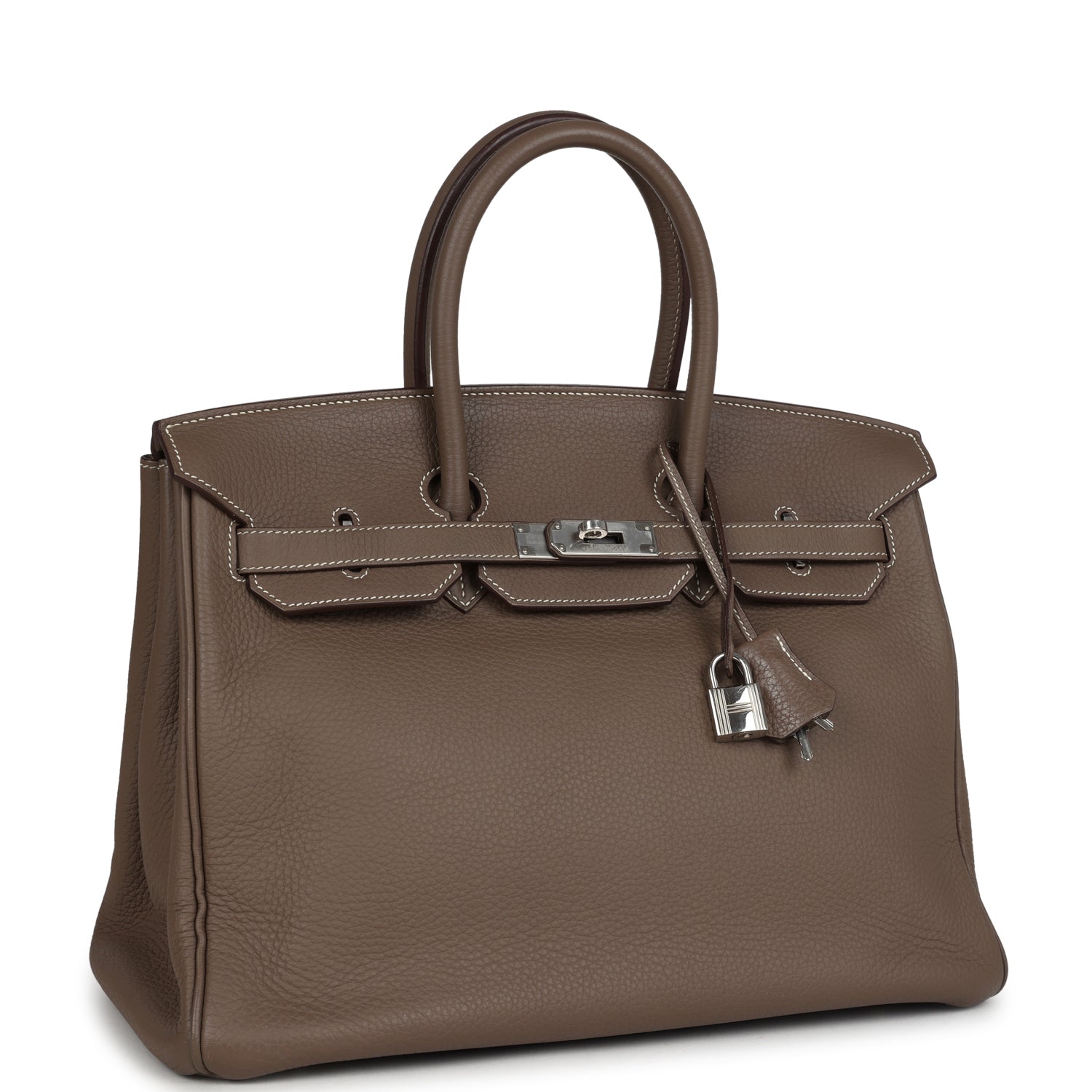 Hermes Birkin 35 Etoupe Togo Palladium Hardware