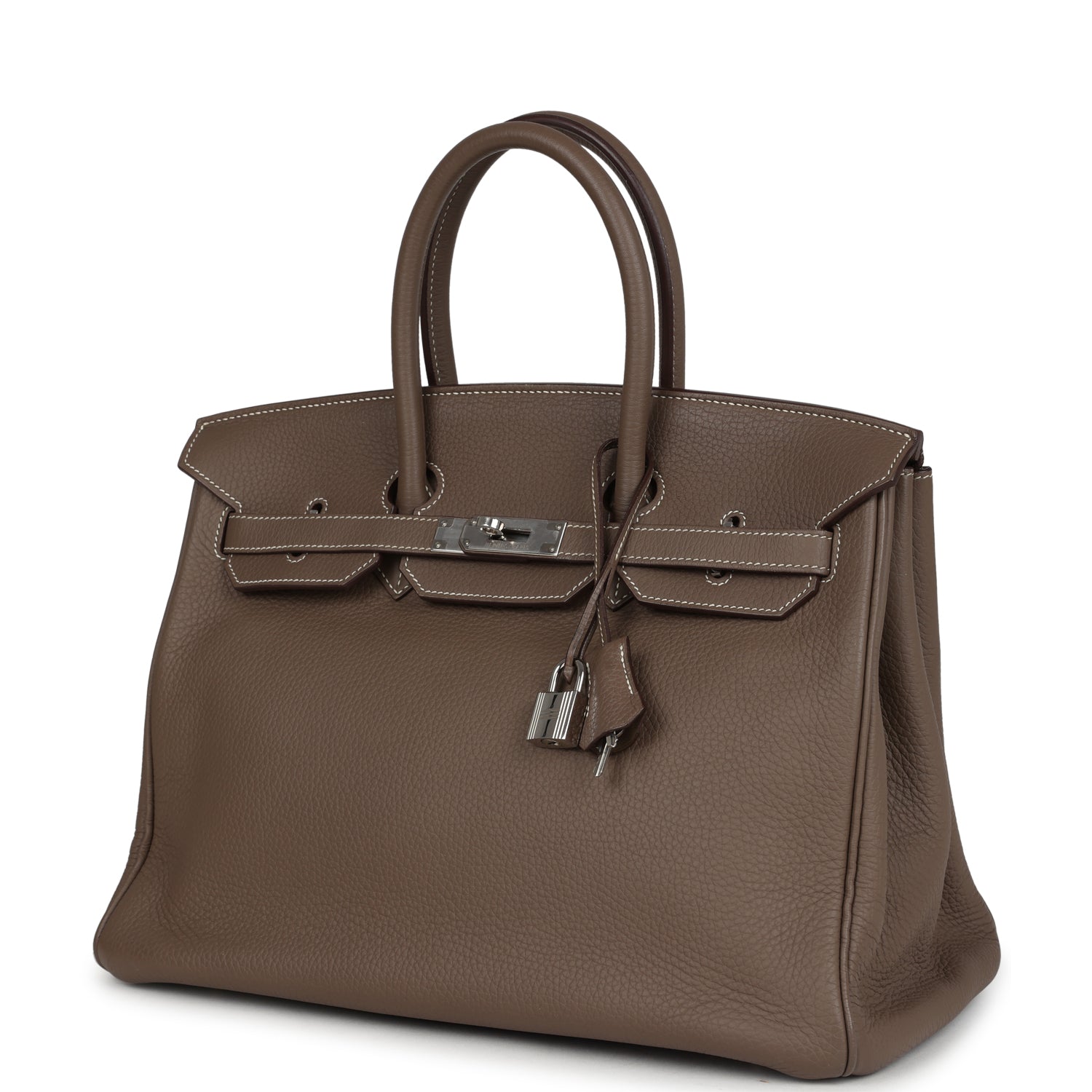 Hermes Birkin 35 Etoupe Togo Palladium Hardware