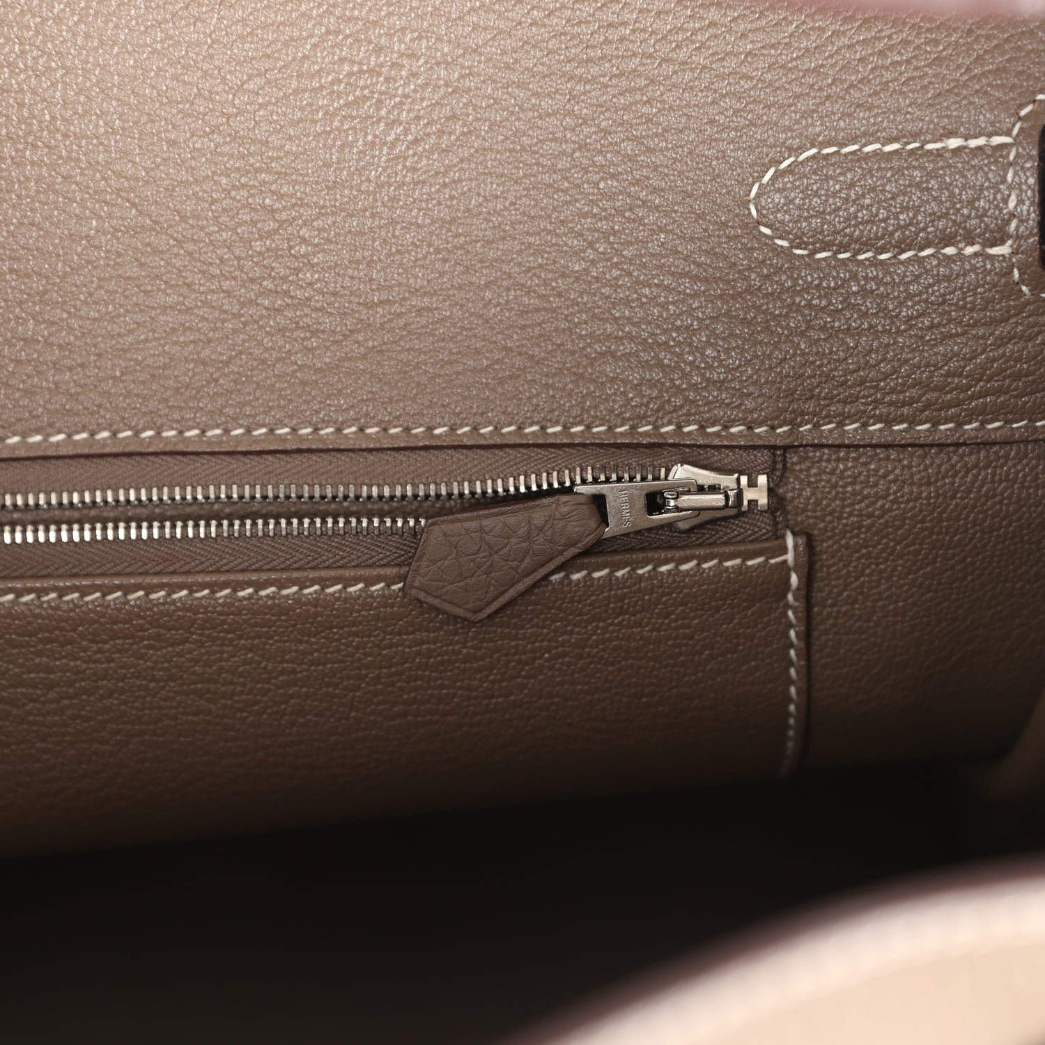 Hermes Birkin 35 Etoupe Togo Palladium Hardware