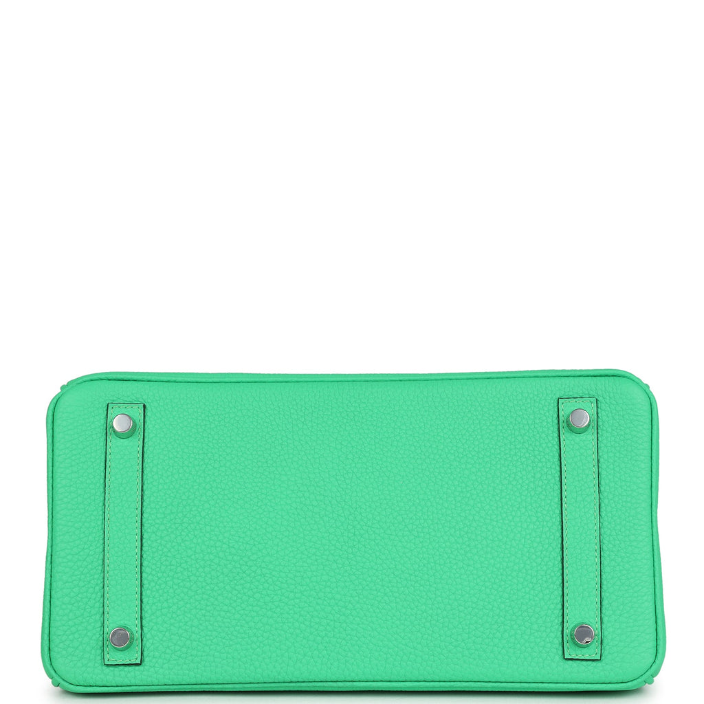 Hermes Birkin 30 Vert Comics Togo and Vert Jade Niloticus Crocodile Touch Palladium Hardware