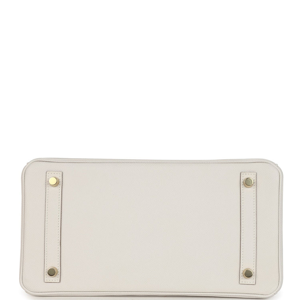 Hermes Birkin 30 Gris Pale Epsom Gold Hardware