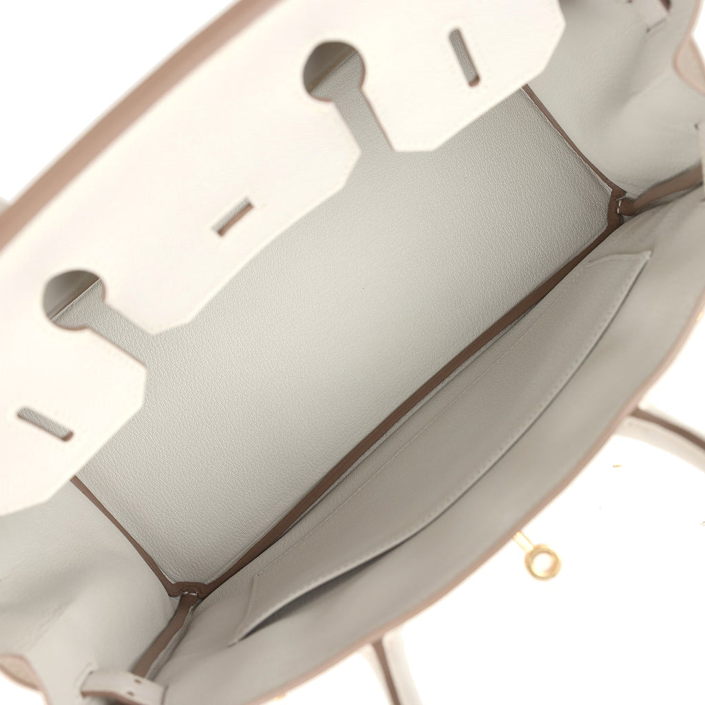 Hermes Birkin 30 Gris Pale Epsom Gold Hardware