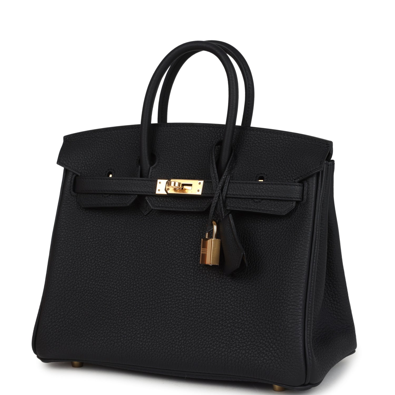 Hermes Birkin 25 Black Togo Gold Hardware