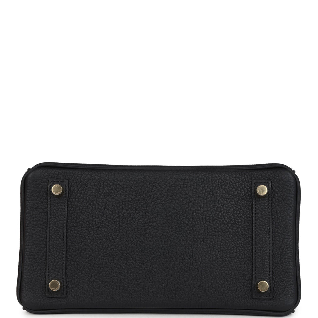 Hermes Birkin 25 Black Togo Gold Hardware