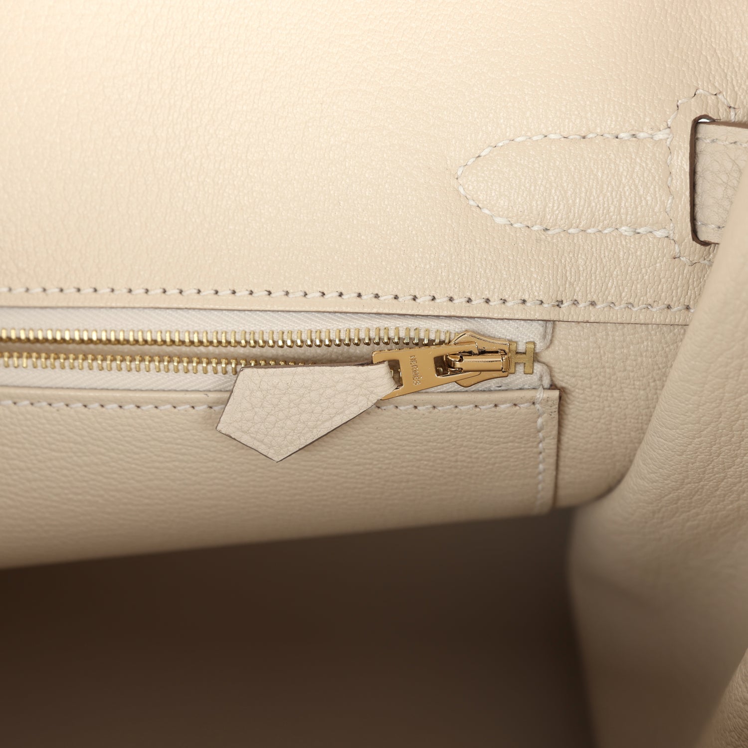 Hermes Birkin 30 Craie Togo Gold Hardware