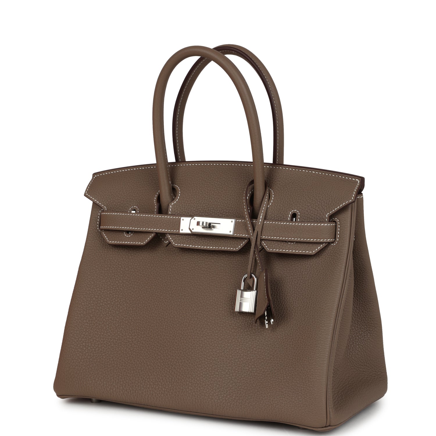 Hermes Birkin 30 Etoupe Togo Palladium Hardware