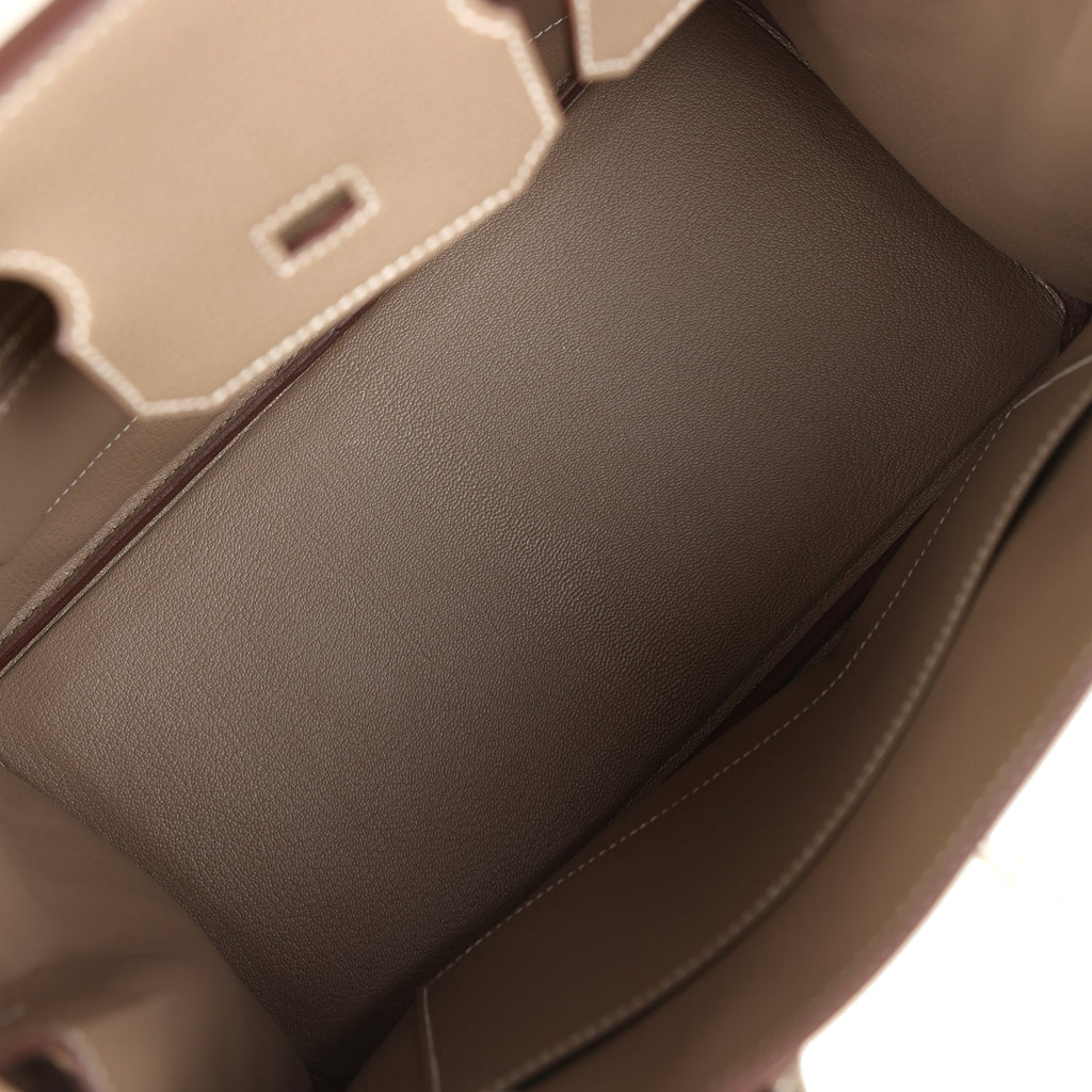 Hermes Birkin 30 Etoupe Togo Palladium Hardware