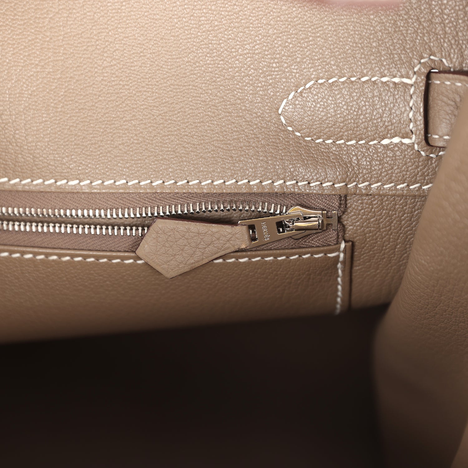 Hermes Birkin 30 Etoupe Togo Palladium Hardware