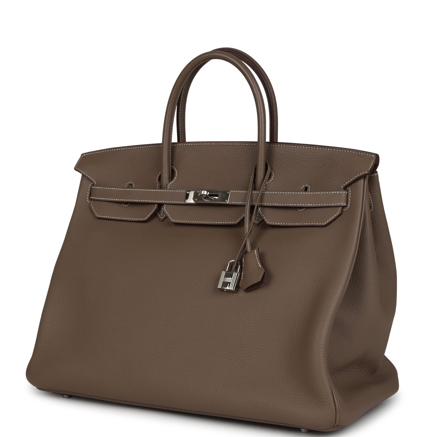 Hermes Birkin 40 Etoupe Togo Palladium Hardware