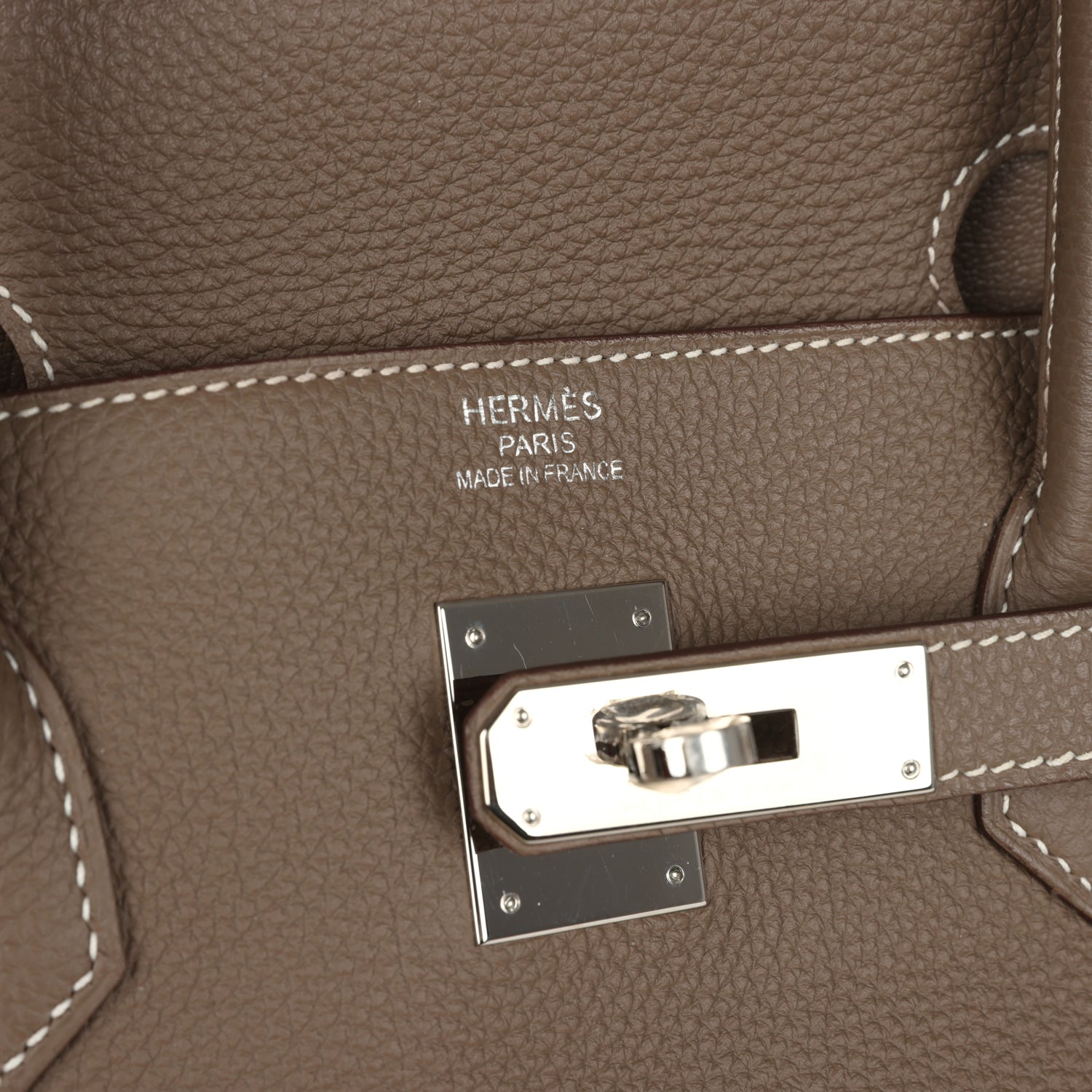 Hermes Birkin 40 Etoupe Togo Palladium Hardware