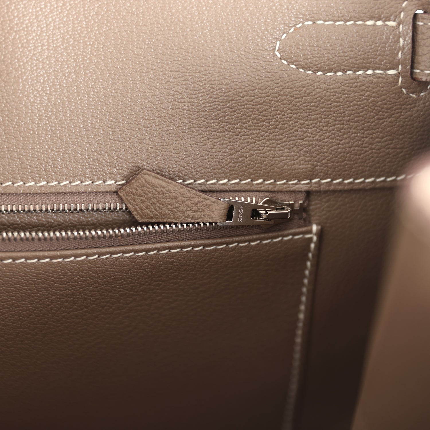Hermes Birkin 40 Etoupe Togo Palladium Hardware