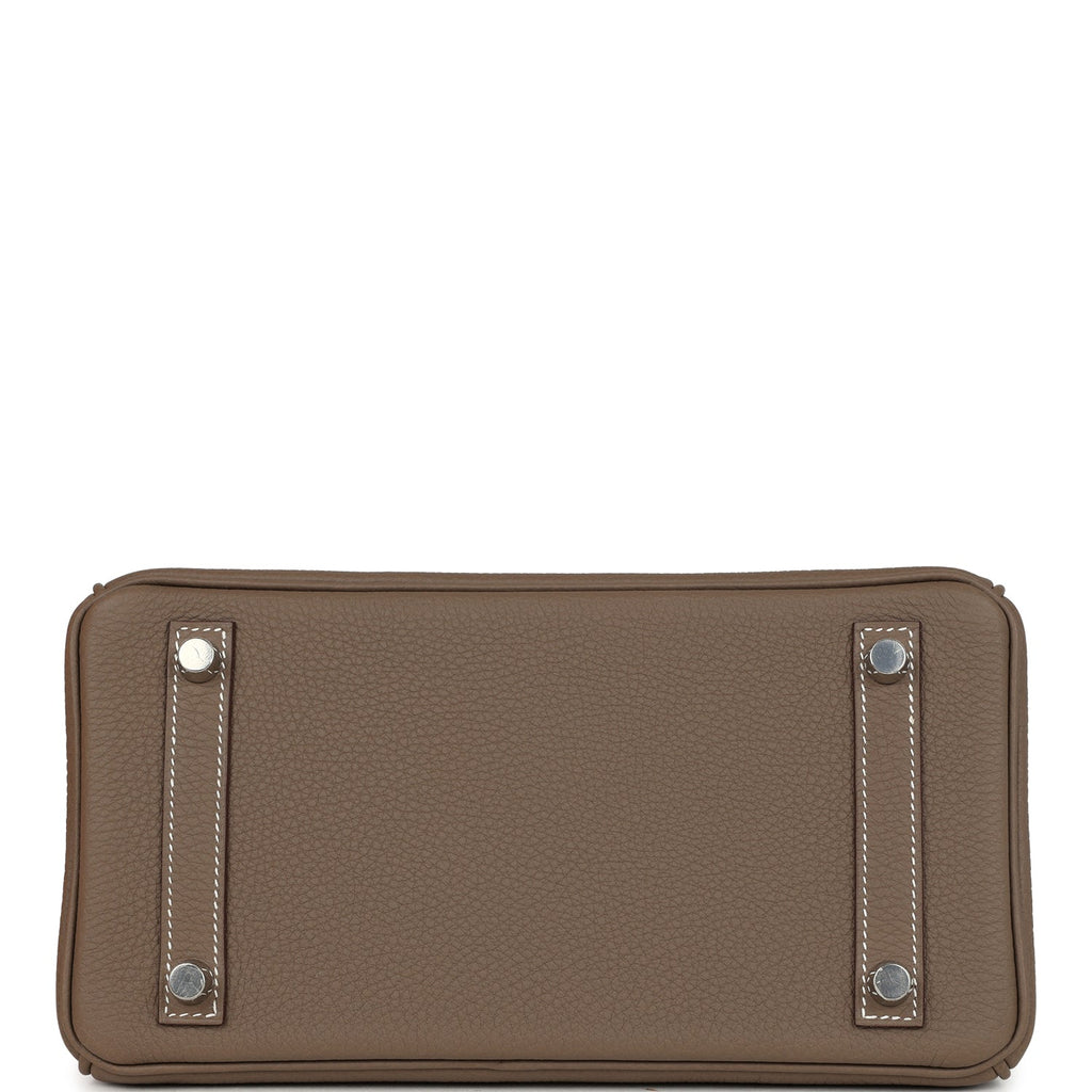 Hermes Birkin 25 Etoupe Togo Palladium Hardware