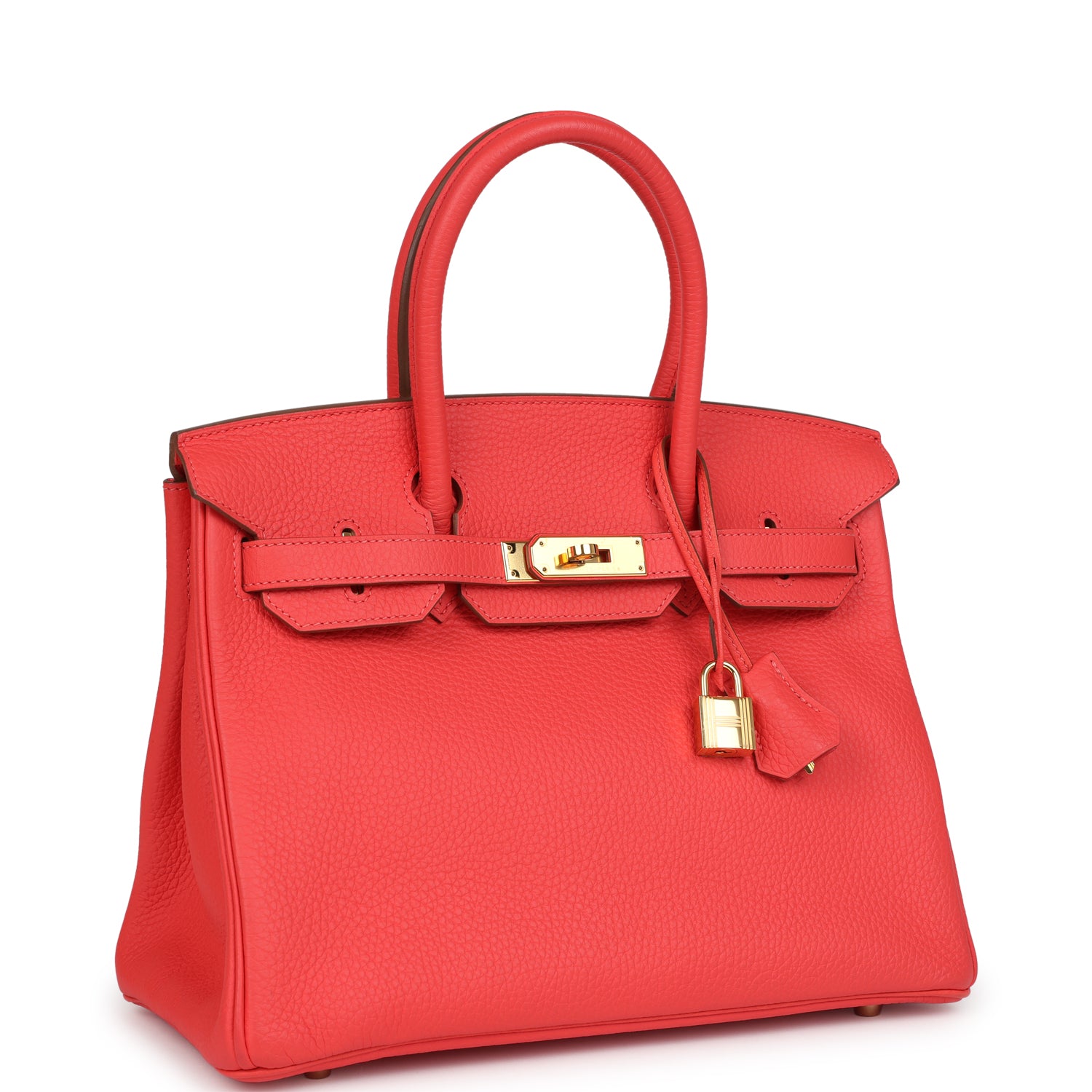 New Hermes Birkin 30 Bougainvillea Clemence Gold Hardware