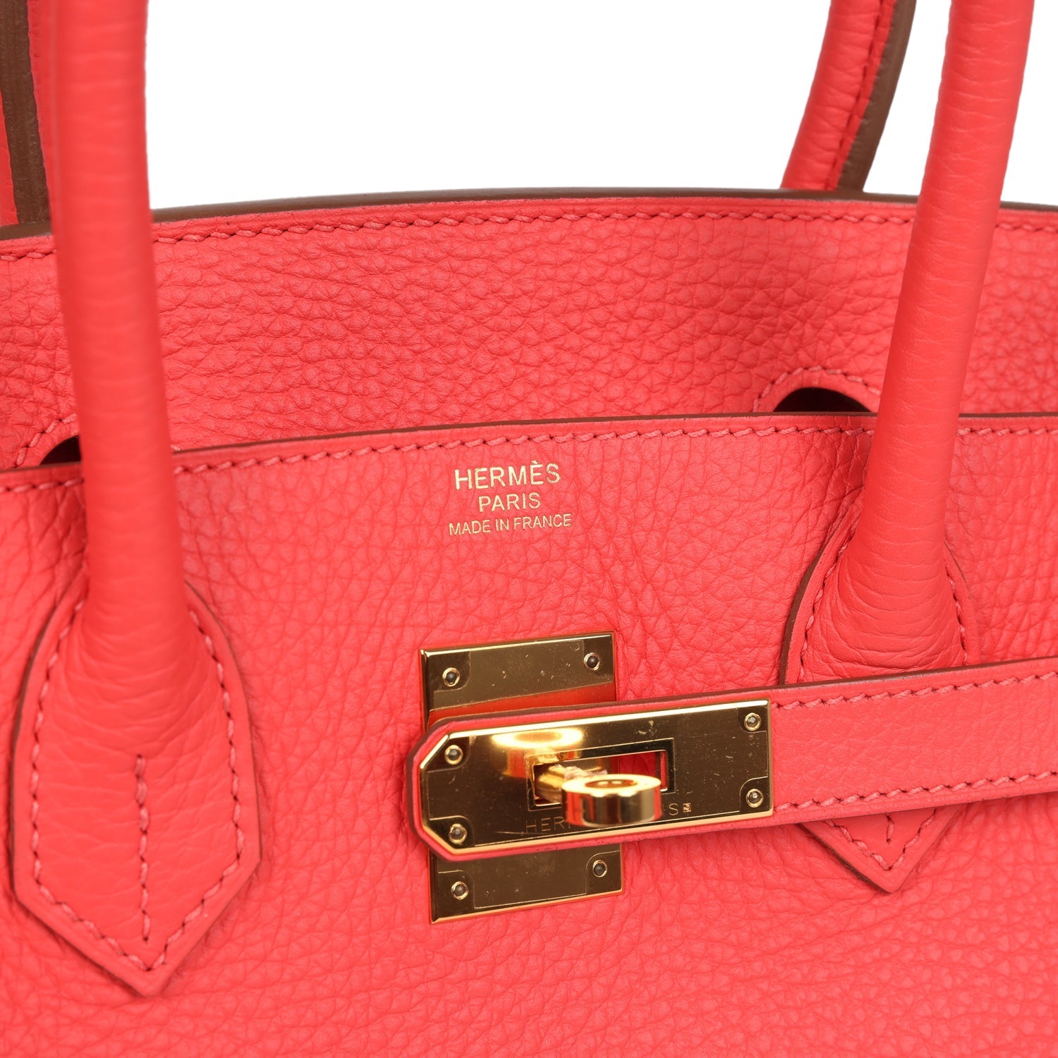 New Hermes Birkin 30 Bougainvillea Clemence Gold Hardware