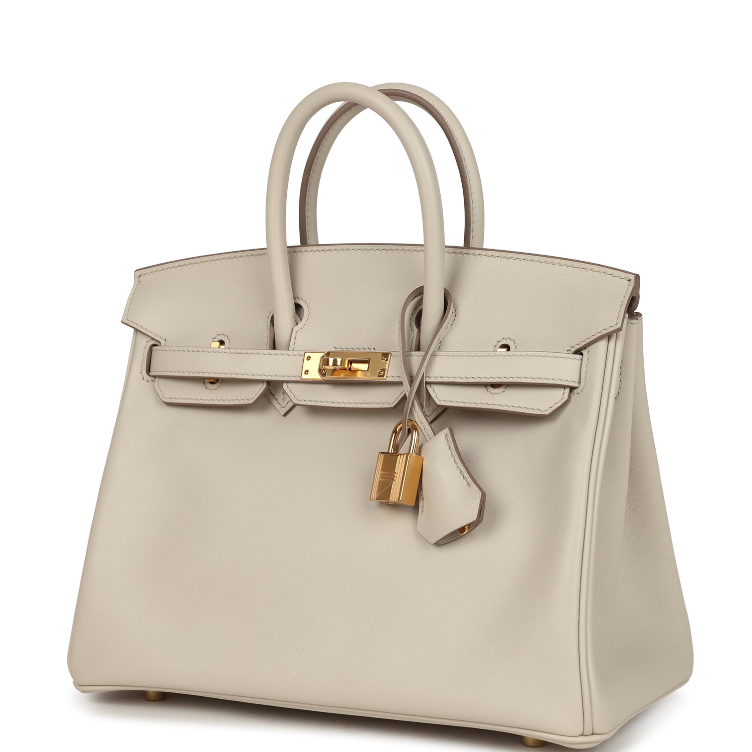 Hermes Birkin 25 Beton Swift Gold Hardware