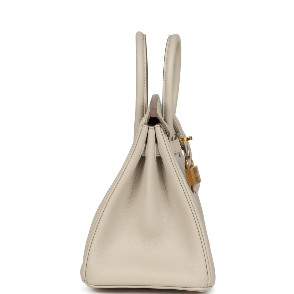 Hermes Birkin 25 Beton Swift Gold Hardware