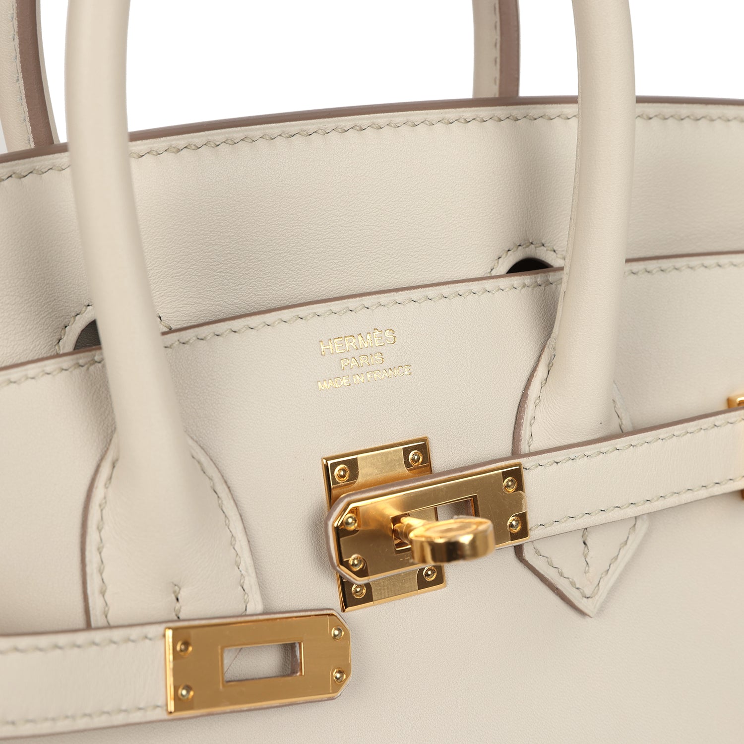 Hermes Birkin 25 Beton Swift Gold Hardware
