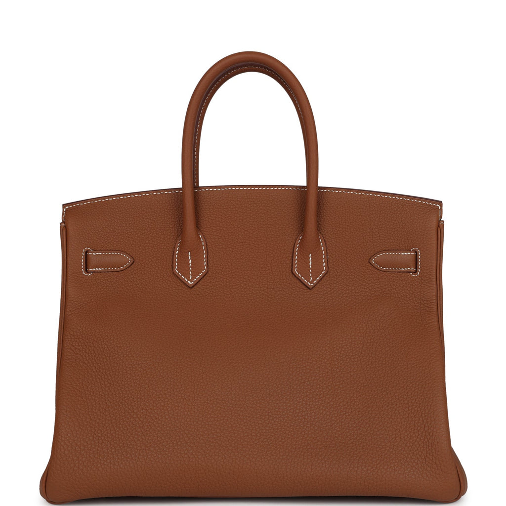 Hermes Birkin 35 Gold Togo Palladium Hardware