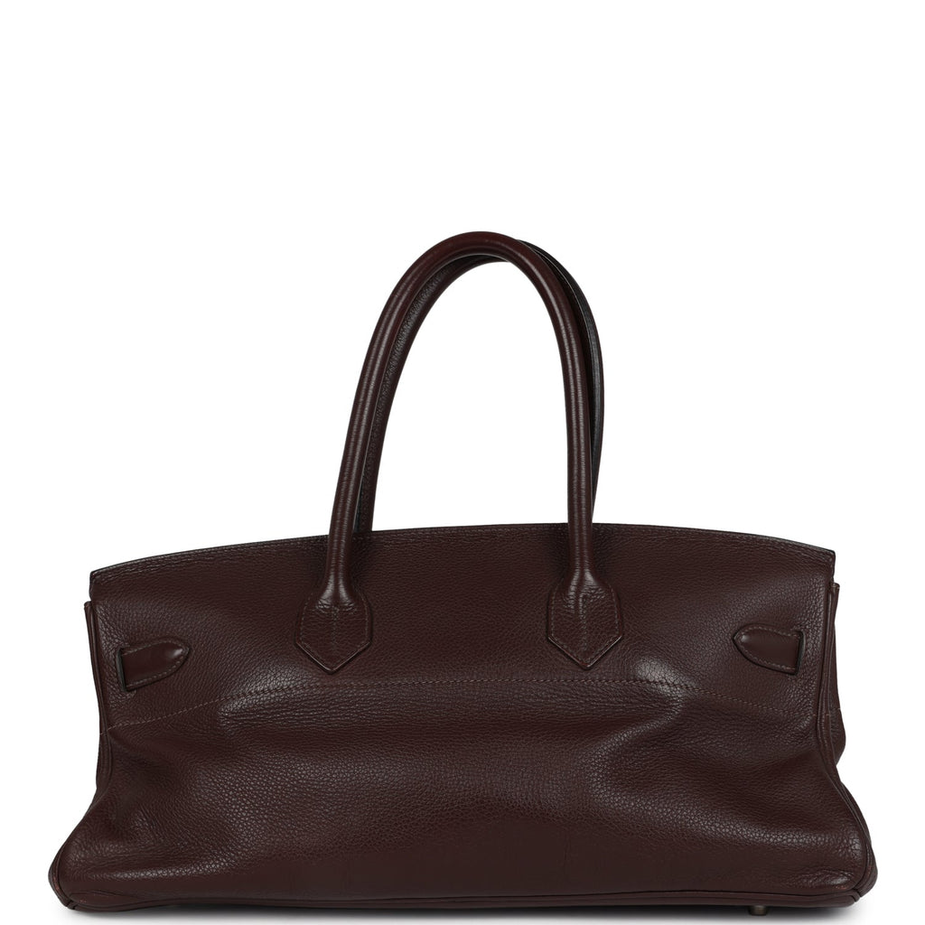 New Hermes Shoulder Birkin 42 JPG Havane Clemence Palladium Hardware