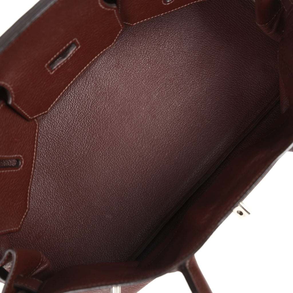 New Hermes Shoulder Birkin 42 JPG Havane Clemence Palladium Hardware