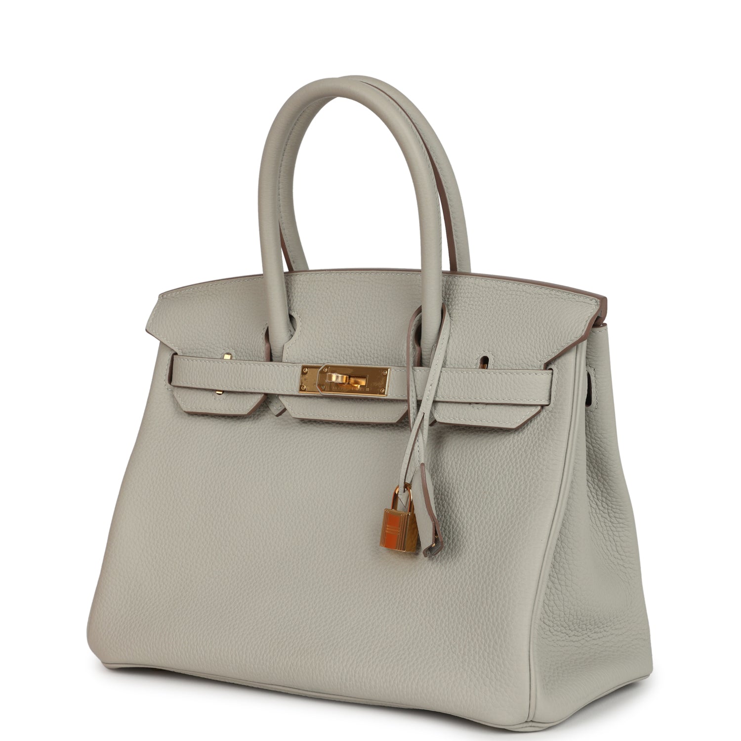 New Hermes Birkin 30 Gris Perle Togo Gold Hardware