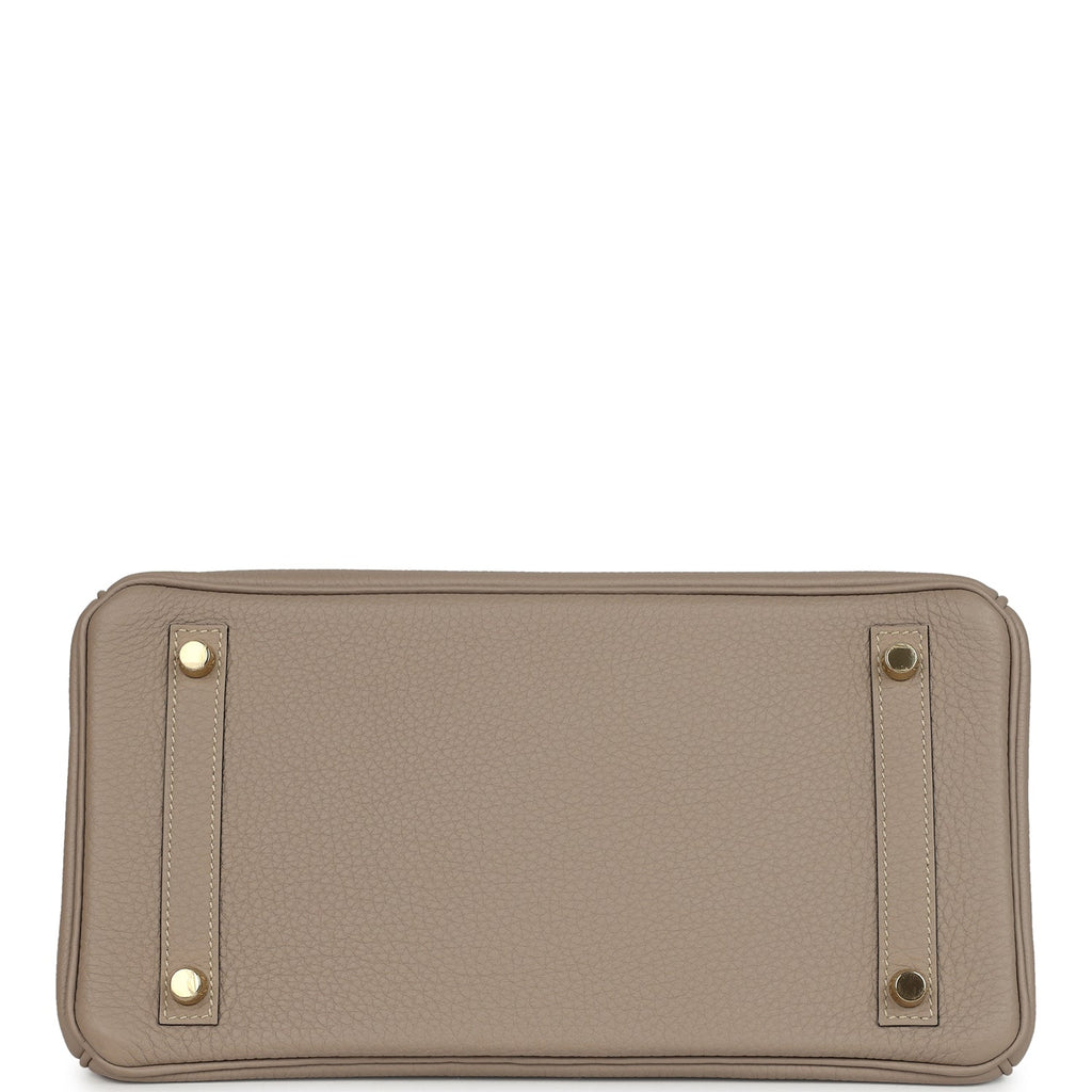 Hermes Birkin 30 Gris Tourterelle Togo Gold Hardware