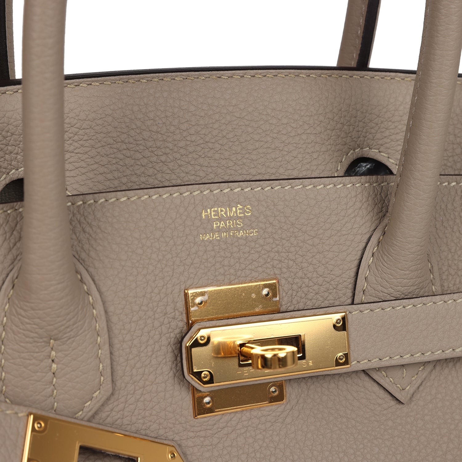 Hermes Birkin 30 Gris Tourterelle Togo Gold Hardware