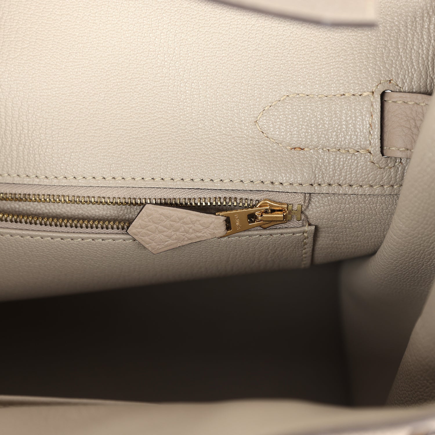 Hermes Birkin 30 Gris Tourterelle Togo Gold Hardware