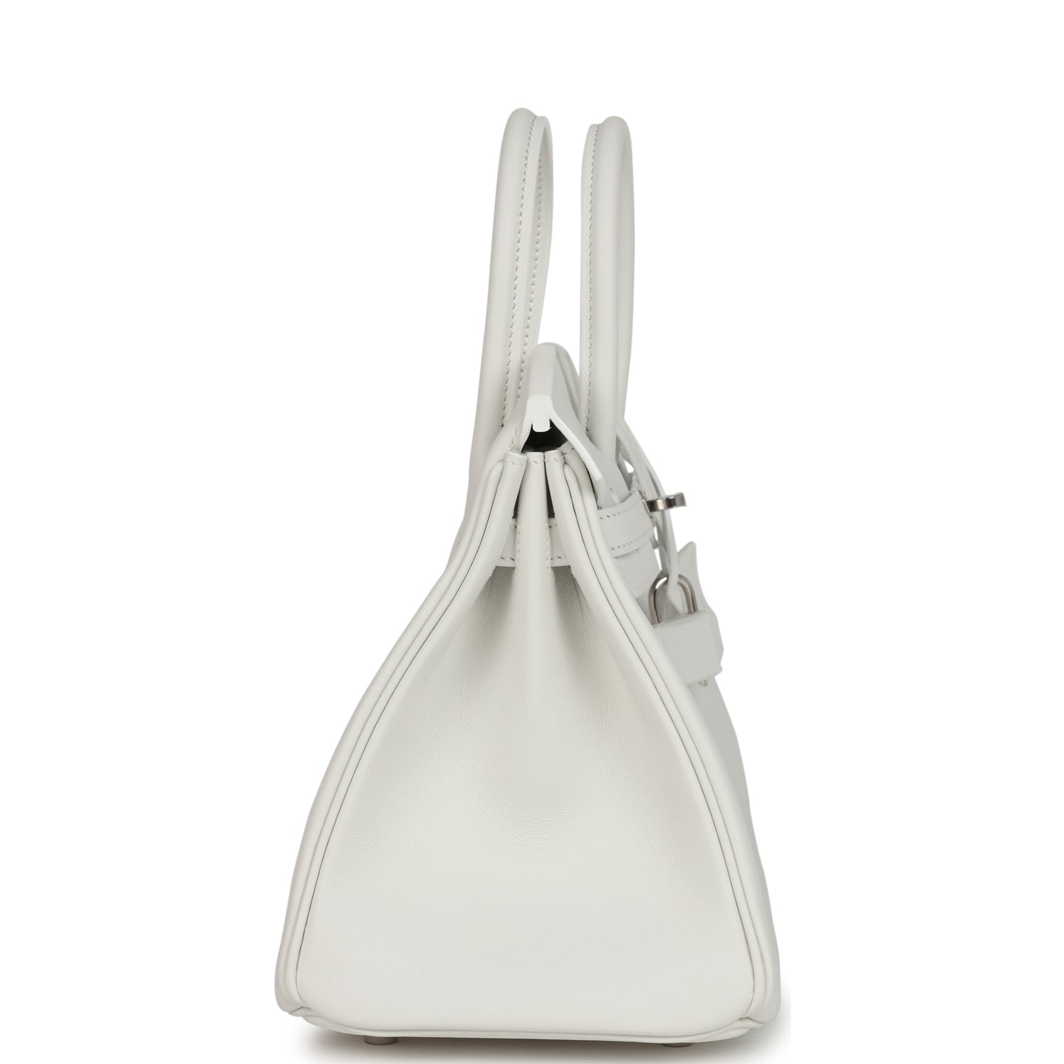 Hermes Birkin 25 New White Swift Palladium Hardware
