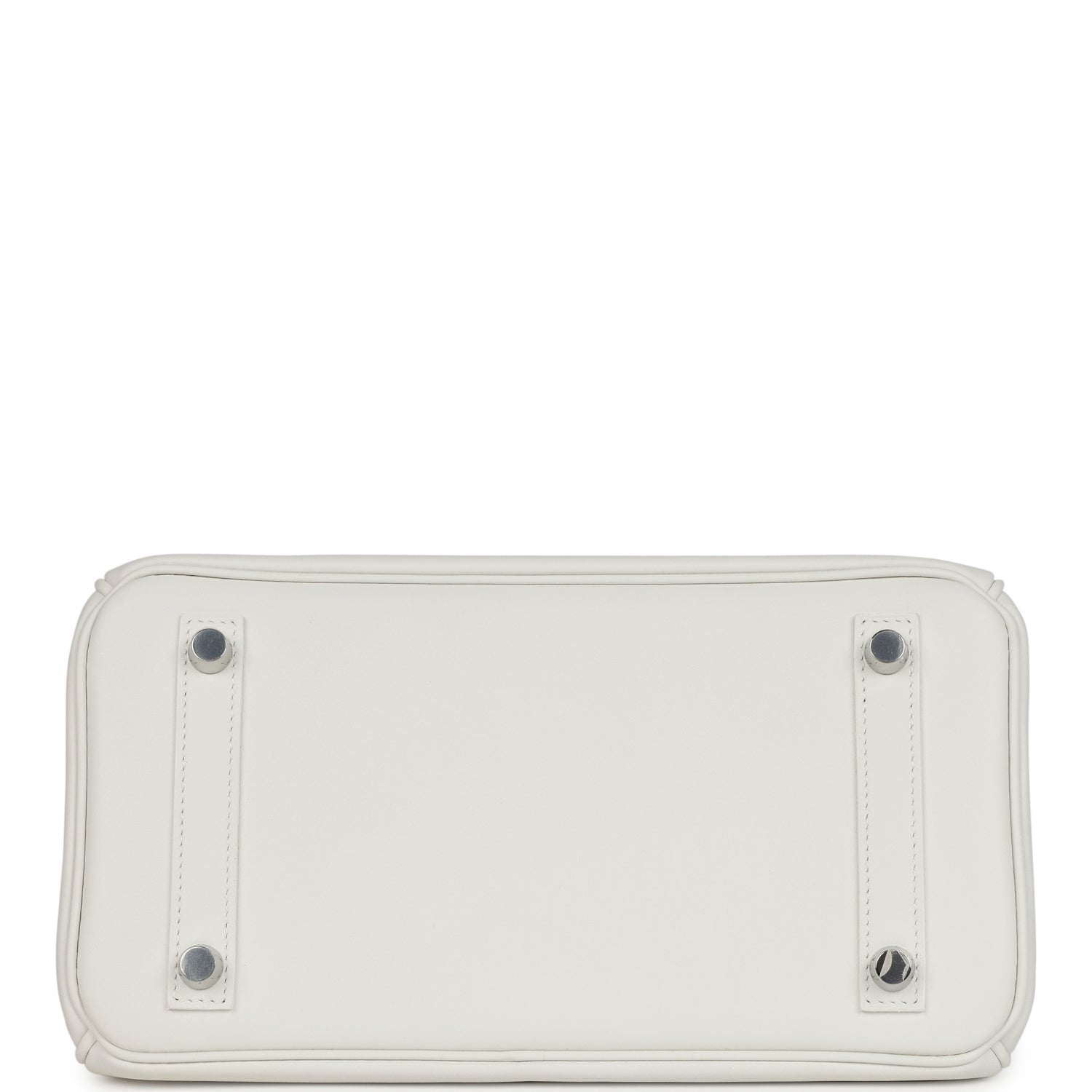 Hermes Birkin 25 New White Swift Palladium Hardware